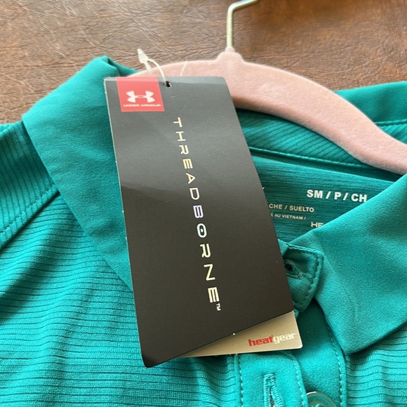 Coastal Carolina Athletic Foundation (CAF) Under Armour women’s small polo - Picture 10 of 10